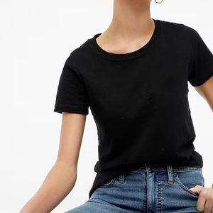 NEW NWT J. Crew Factory Girlfriend crewneck tee Color: Black